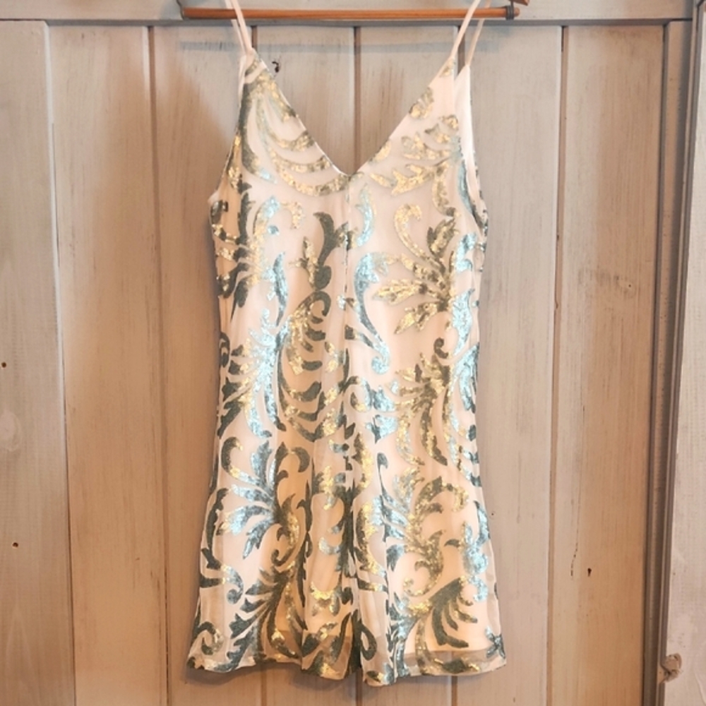 NWT Romeo + Juliet Couture Sequin Romper